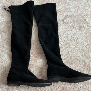 Stuart Weitzman Black Over-the-Knee Boots